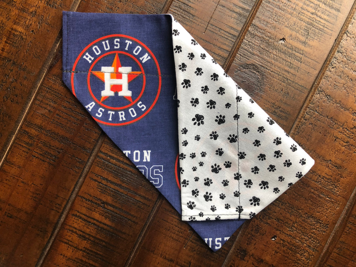 Astros dog outlet bandana